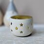 Cream Tea Light Holder With Cut Out Stars, thumbnail 2 of 2