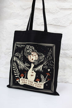 Tote Bag Me And The Moon, 6 of 8