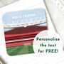 Illustrated Football Stadium Coaster Gift Request Any Stadium, thumbnail 3 of 8
