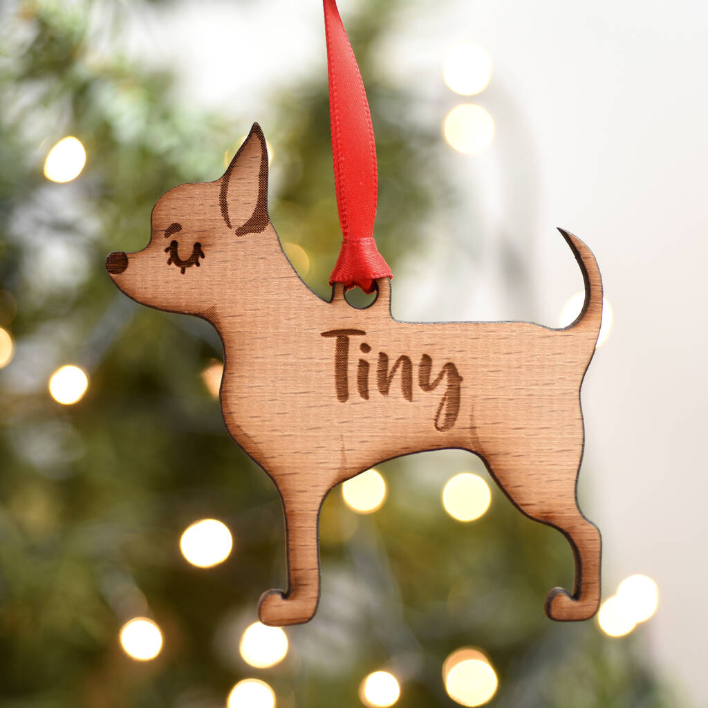 chihuahua christmas tree decorations