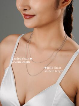 Hourglass Roman Numeral Gold Vermeil, Sterling Silver Necklace, 12 of 12