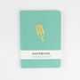 Watermelon Lolly Hardback Notebook In Mint Green Fabric, thumbnail 5 of 8