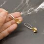 Citrine Sterling Silver Drop Earrings, thumbnail 10 of 12