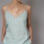 Luxury Cotton Camisole Top | Substance Se 21, thumbnail 4 of 6