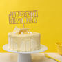 Personalised Block Birthday Age Cake Topper, thumbnail 3 of 4