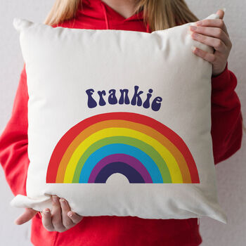 Retro Rainbow Cushion, 2 of 3