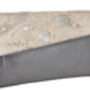 Silver And Winter White Leather Clutch, thumbnail 1 of 4