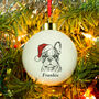 Personalised Dog Breed Christmas Bauble, thumbnail 6 of 12