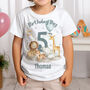 Kids Safari Theme Personalised Birthday T Shirt, thumbnail 1 of 4