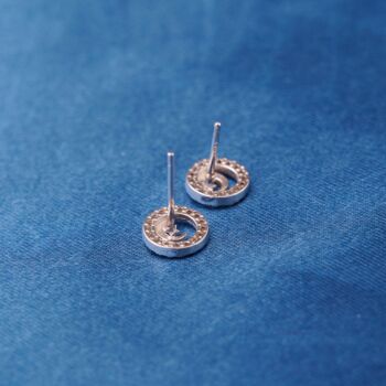Moon And Star Sterling Silver Stud Earrings, 4 of 7
