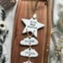 Personalised New Baby Hanging Clay Keepsake, thumbnail 10 of 10