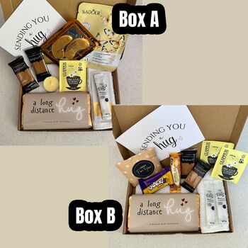 Long Distance Hug Letterbox Gift | Sending You A Hug Chocolate Gift Box, 4 of 11
