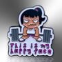 This Is My Happy Face Weightlifting Enamel Lapel Pin Badge, Fitness, Gym Gifts, thumbnail 3 of 8