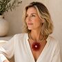 Abstract Sea Flower Choker Necklace, thumbnail 5 of 6