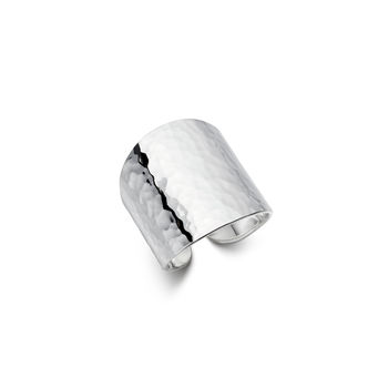 Wide Sterling Silver Cuff Ring, 4 of 6