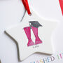 Personalised Congratulations Welly Boot Keepsake Card, thumbnail 2 of 6