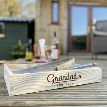 Personalised BBQ Serving Tray, 2 of 3