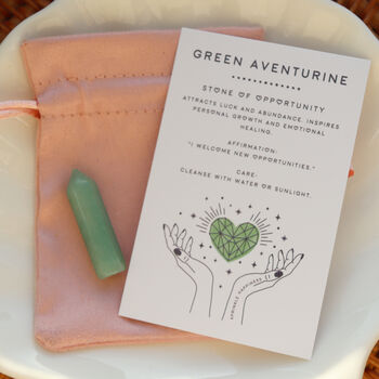Green Aventurine Crystal Tower For Luck And Prosperity, 2 of 6