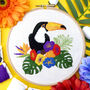 Toucan Embroidery Kit, thumbnail 1 of 7