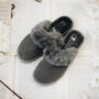 Grey Sheepskin Slippers By Onaie, thumbnail 1 of 5