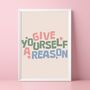 Give Yourself A Reason Noah Kahan Print, thumbnail 1 of 5