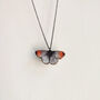Orange Tip Butterfly Pendant Necklace, thumbnail 2 of 4