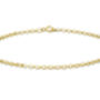 9ct Yellow Gold Fine Belcher Chain Bracelet, thumbnail 3 of 6