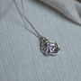 Gaia Sterling Silver Oyster Shell And Pearl Necklace, thumbnail 6 of 11