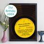 21st Birthday Print Music Day You Were Born Record 2004, thumbnail 1 of 12