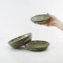 Set Of Three Hic Ceramics Small Handcrafted Serving Bowl, thumbnail 2 of 2