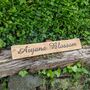 Hand Engraved Personalised Vintage Wood Signs, thumbnail 6 of 12