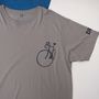 Monogrammed Cyclist T Shirt, thumbnail 1 of 9