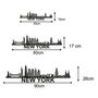 New York Skyline Silhouette Wood Wall Art, thumbnail 4 of 5