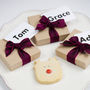 Christmas Four Reindeer Shortbread Stocking Fillers, thumbnail 1 of 8