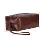 Personalised Leather Classic Wash Bag/Dopp Kit, thumbnail 6 of 10