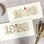 Personalised 1963 60th Anniversary Year Card, thumbnail 3 of 10