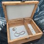 Personalised Cufflink And Watch Wooden Box, thumbnail 7 of 8