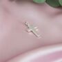Cross Charm Sterling Silver, thumbnail 2 of 4
