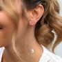 Alina Long Chain Pearl Earrings, thumbnail 3 of 3