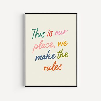 This Is Our Place Print, 2 of 2
