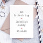Personalised '1st Father's Day' Card, thumbnail 1 of 5