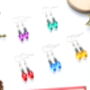 Christmas Fairy Light Drop Earrings – Mix And Match, thumbnail 3 of 10