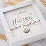 Personalised Bracelet For Nanna With Birthstone, thumbnail 1 of 6