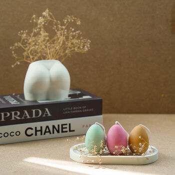 Handmade Soy Wax Easter Egg Candle Box Set Of Six, 7 of 8
