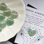 Green Aventurine Polished Heart For Luck And Abundance, thumbnail 2 of 4