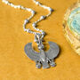 Sterling Silver Egyptian Horus Necklace, thumbnail 1 of 4