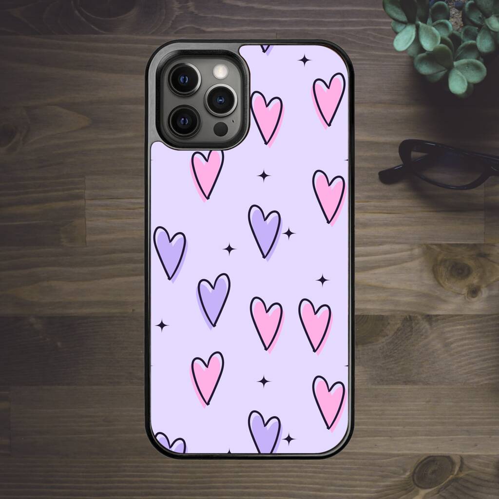 Heart Pattern iPhone Case By CASERY