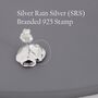 Violet Flower Stud Earrings In Sterling Silver, thumbnail 7 of 11