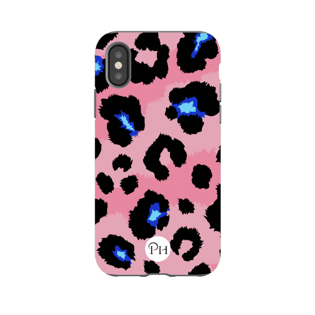 Colourful Leopard Print Personalised iPhone Case By PENELOPE HOPE