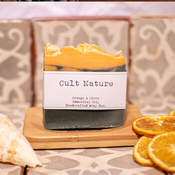 Orange And Clove Handmade Essential Oil Soap, 2 of 2